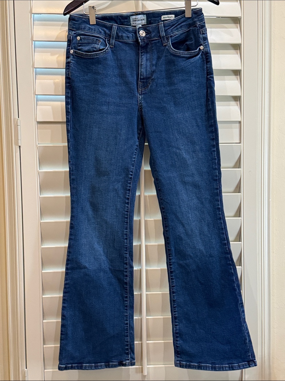 River Island Dark Blue Bootcut Jeans